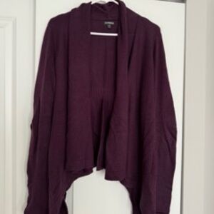 Express Plum Cardigan Sweater - Size M